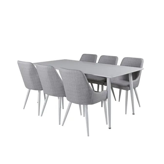 Matgrupp Venture Home Polar med 6 Plaza stolar