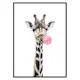 Poster Gallerix Bubblegum Giraffe 3169