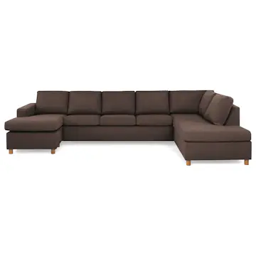 5-sitssoffa Basic Home Crazy U-formad med Divan och Schäslong XL 345 cm