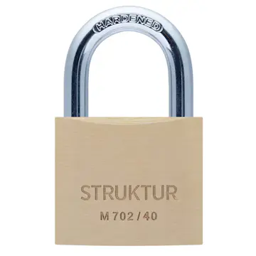 Hänglås Millers Mässing M 702/40