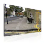 Tavla Arkiio Yellow Flower Banksy 60x40