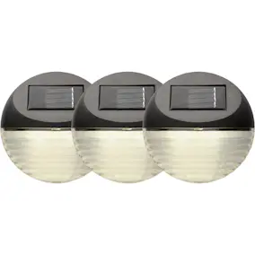 Solcellslampa Star Trading Fency LED Vägglykta 3-pack med Sensor