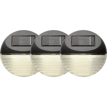 Solcellslampa Star Trading Fency LED Vägglykta 3-pack med Sensor