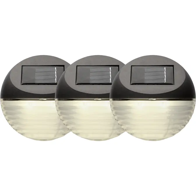 Solcellslampa Star Trading Fency LED Vägglykta 3-pack med Sensor