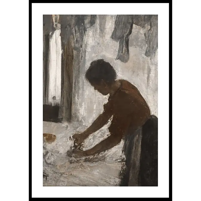 Poster Gallerix A Woman Ironing By Edgar Degas