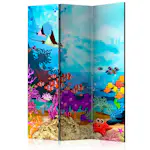 Rumsavdelare Skärmvägg Arkiio Colourful Fish 135x172 cm