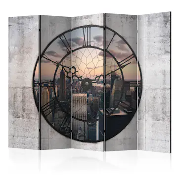 Rumsavdelare Skärmvägg Arkiio NYC Time Zone II 225x172 cm
