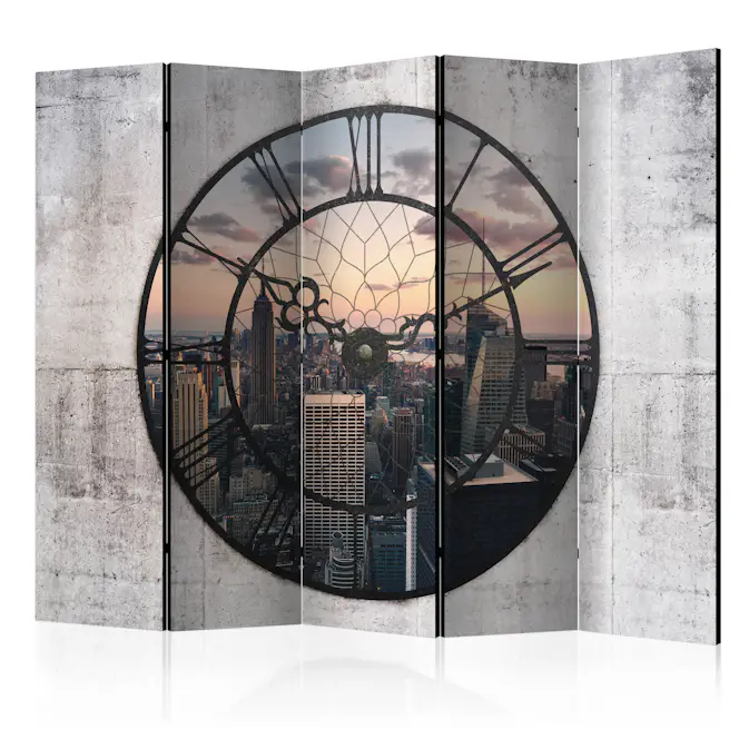 Rumsavdelare Skärmvägg Arkiio NYC Time Zone II 225x172 cm