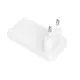 Laddare GEAR 220V 1xUSB-C+1xUSB-A PD/PPS 36W+QC 18W GaN