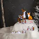 Dekorationsfigur Star Trading Crystalo 3st ekorrar
