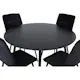 Matgrupp Venture Home Silvia med 4 Walerina Stolar Sammet