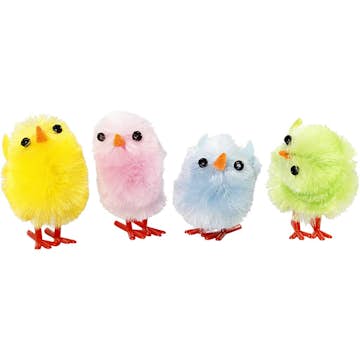 Påskkycklingar Creativ Company Pastellfärger 12 St/1 Förp