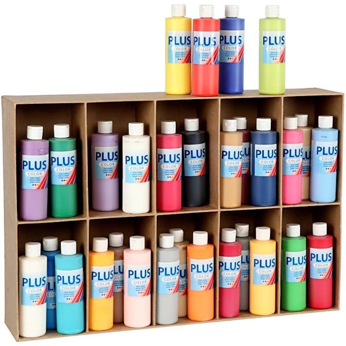 Hobbyfärg Creativ Company Plus Color Mixade Färger 30x250 ml/1 Förp