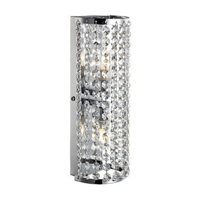 Kristallvägglampa Markslöjd Lysekil Krom