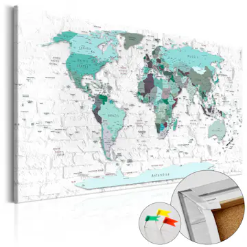 Anslagstavla Arkiio Sky Blue Border