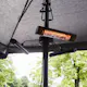 Infravärmare HEAT1 ECO High-line 3x670W Terrassvärmare för Parasol, Svart Aluminium