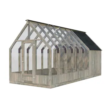 Växthus Palmako Emilia 13,1 m² (inv. 8,2+4,0 m²)