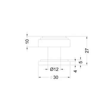 Knopp Burlington Chalfont Ø30 mm