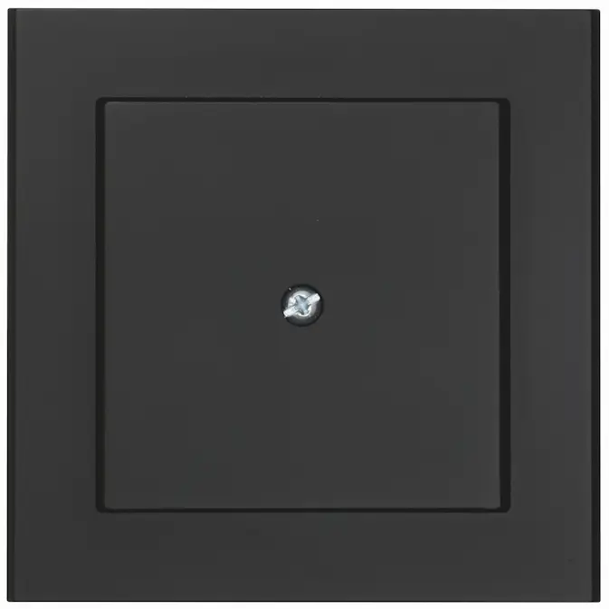 Strömbrytare Malmbergs Optima Blindplatta Skruvlös