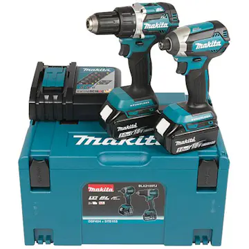 Combokit Makita LXT DLX2189TJ 18V med Batteri