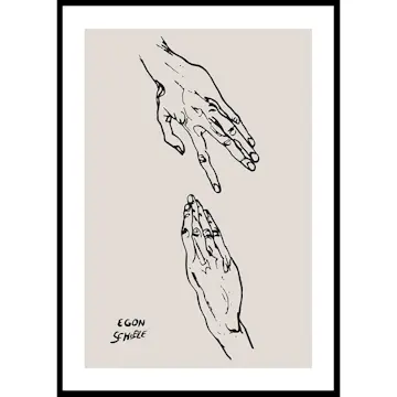Poster Gallerix Egon Schiele Art Hands