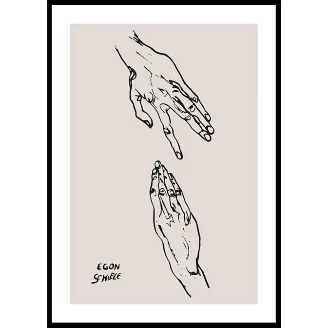 Poster Gallerix Egon Schiele Art Hands