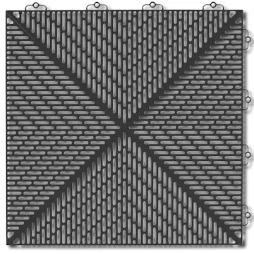 Golvplatta Bergo Unique Graphite Grey Golvtrall i Plast