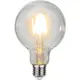 LED-lampa Star Trading Clear E27 G95
