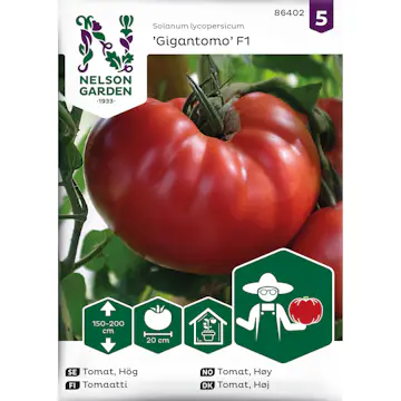Frö Nelson Garden Tomat Hög Gigantomo F1
