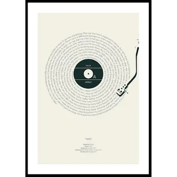 Poster Gallerix Hello Vinyl By Adele