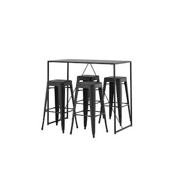 Matgrupp Venture Home Brea med 4 Tempe Stolar