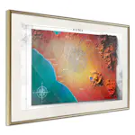 Poster Artgeist Affisch Isometric Map Rome