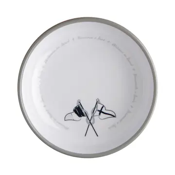 Djup tallrik Marine Business Ø18 cm 6 st