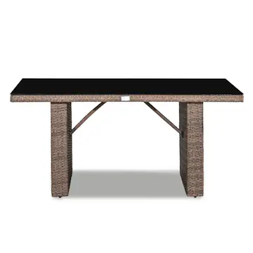 Utebord Comfort Garden James Glasskiva 85x145 cm Utomhus