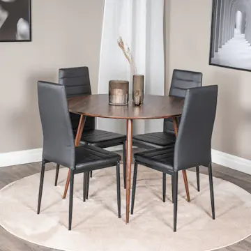 Matgrupp Venture Home Plake med 4 Sly Stolar Runt