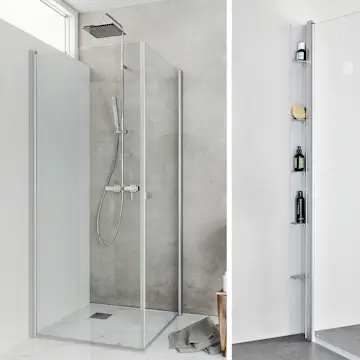 Duschpaket Hafa Duschhörn Igloo Pro med Duschhylla Place