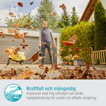 Lövblåsare Gardena PowerJet 18V P4A utan Batteri