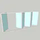 Vikparti Allvy Sunroom s75 3-Glas 6-Delad