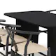 Matgrupp Bark Kopparbo Rektangulärt Matbord 160 cm med 6 Dastoori Matstol