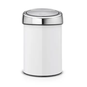 Soptunna Brabantia Touch Bin 3 L Brilliant Steel