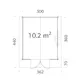 Stuga Palmako Sally 10,8 m2
