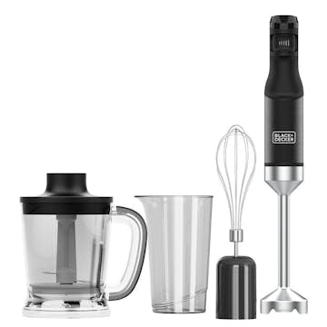 Stavmixer Black+Decker 1500W Svart Med Tillbehör