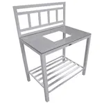 Arbetsbänk Venture Home Atlantis med Hål