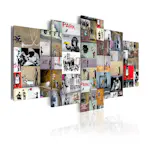 Tavla Arkiio Art Of Collage Banksy IV