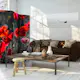 Rumsavdelare Skärmvägg Arkiio Red Poppies 135x172 cm