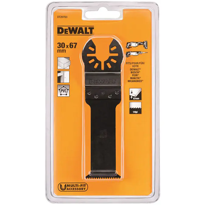 Sågblad DeWalt DT20703 67X30 mm Hårdträ