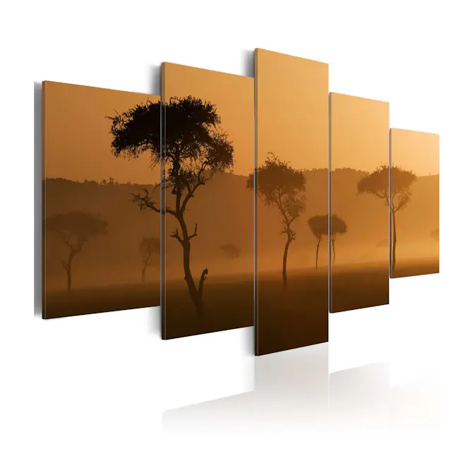Tavla Arkiio Fog Over A Savannah