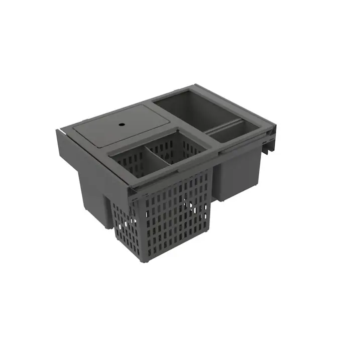 Källsorteringskärhållare Beslag Design Hide 600 Hero