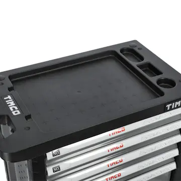 Verktygsvagn Timco 6 ltk 220-delad med Verktyg Grå