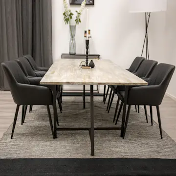 Matgrupp Venture Home Jepara med 6st Comfort Stolar